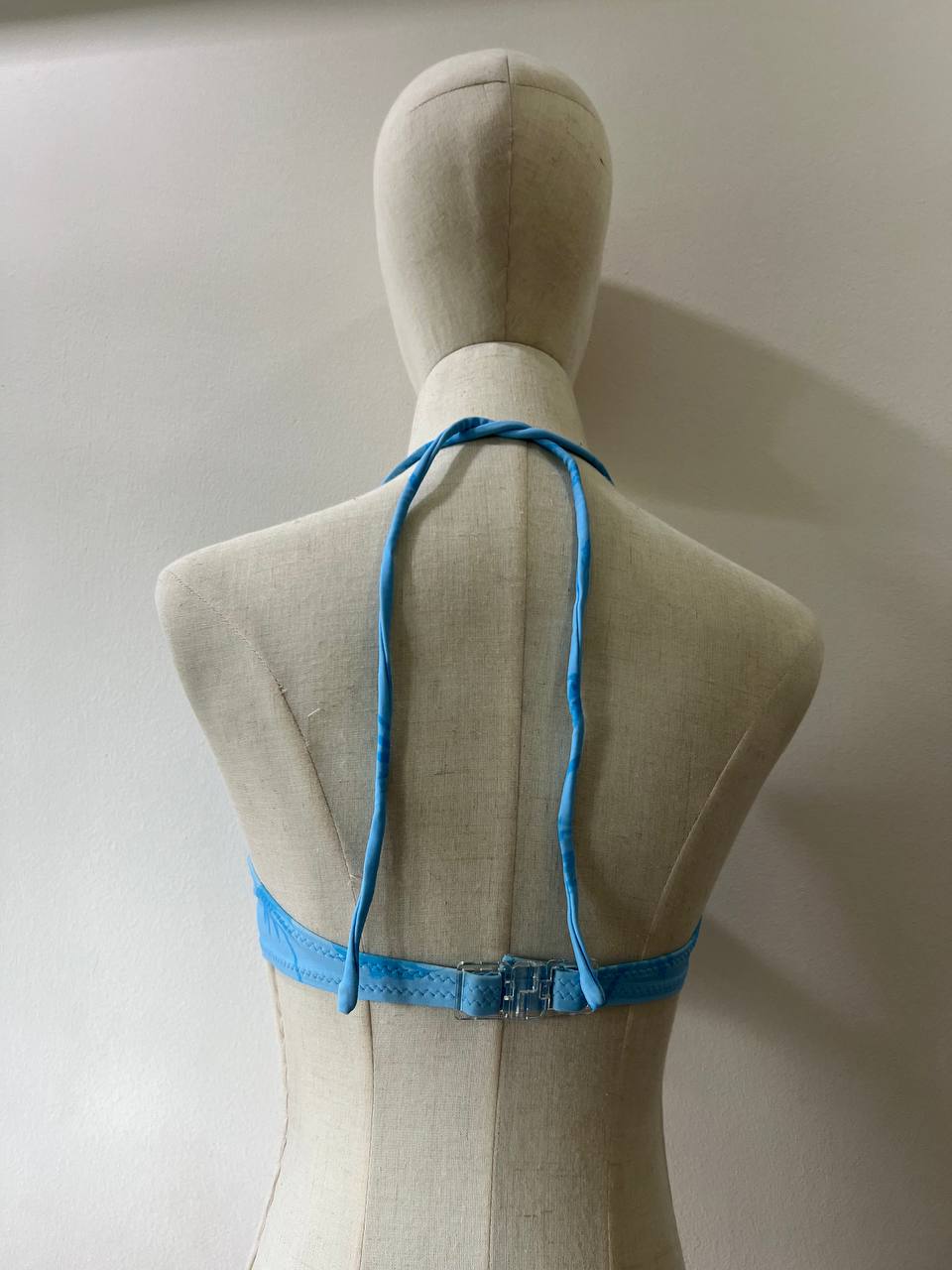 Blue Ribbon Bikini Top