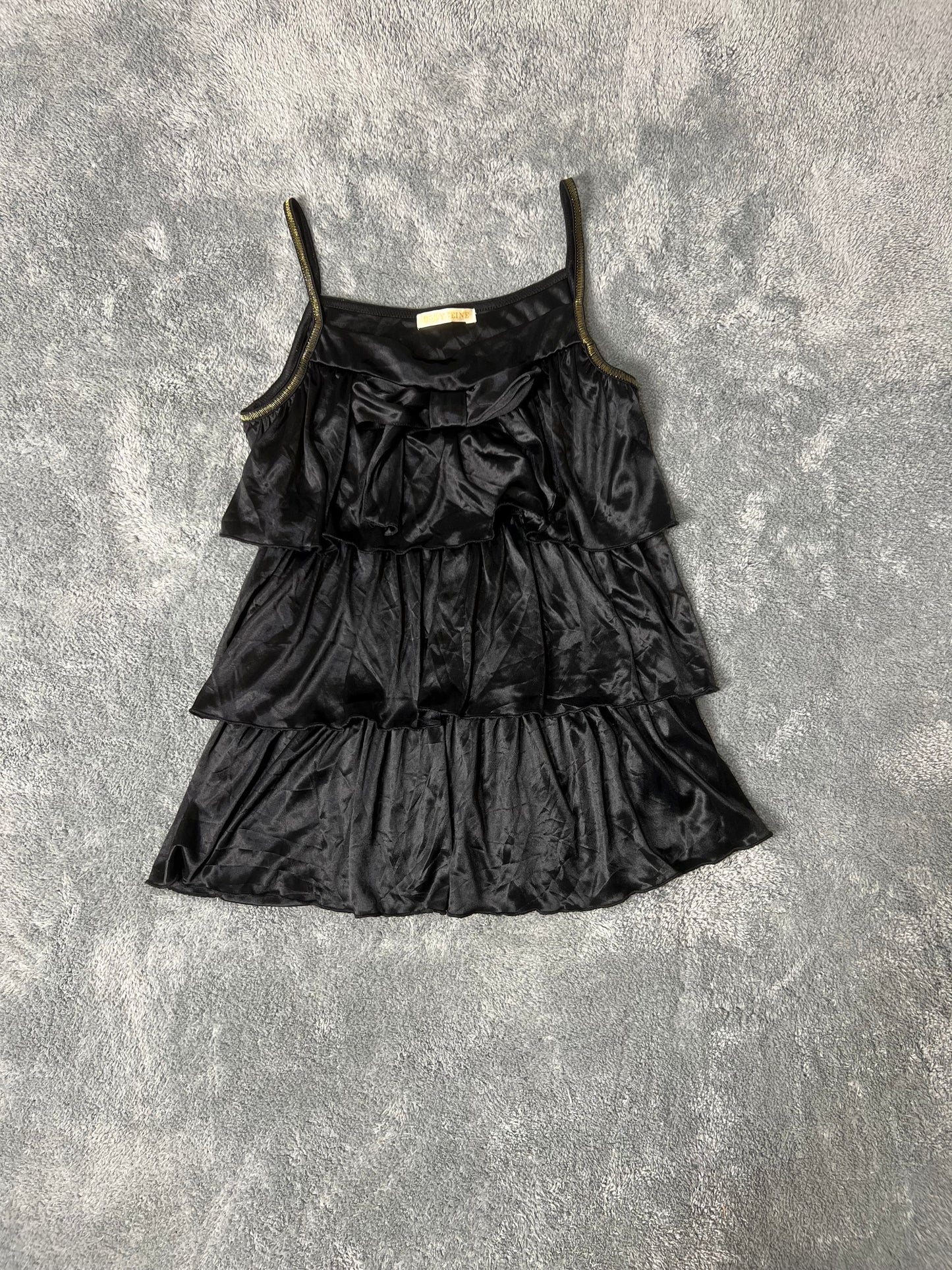 Satin Ribbon Tiered Cami