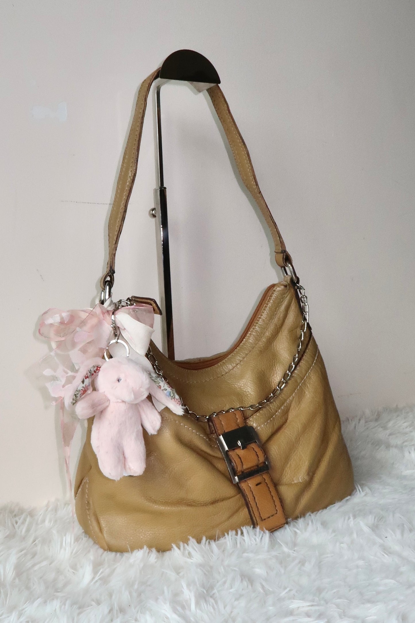 Camel Brown Shoulder Bag