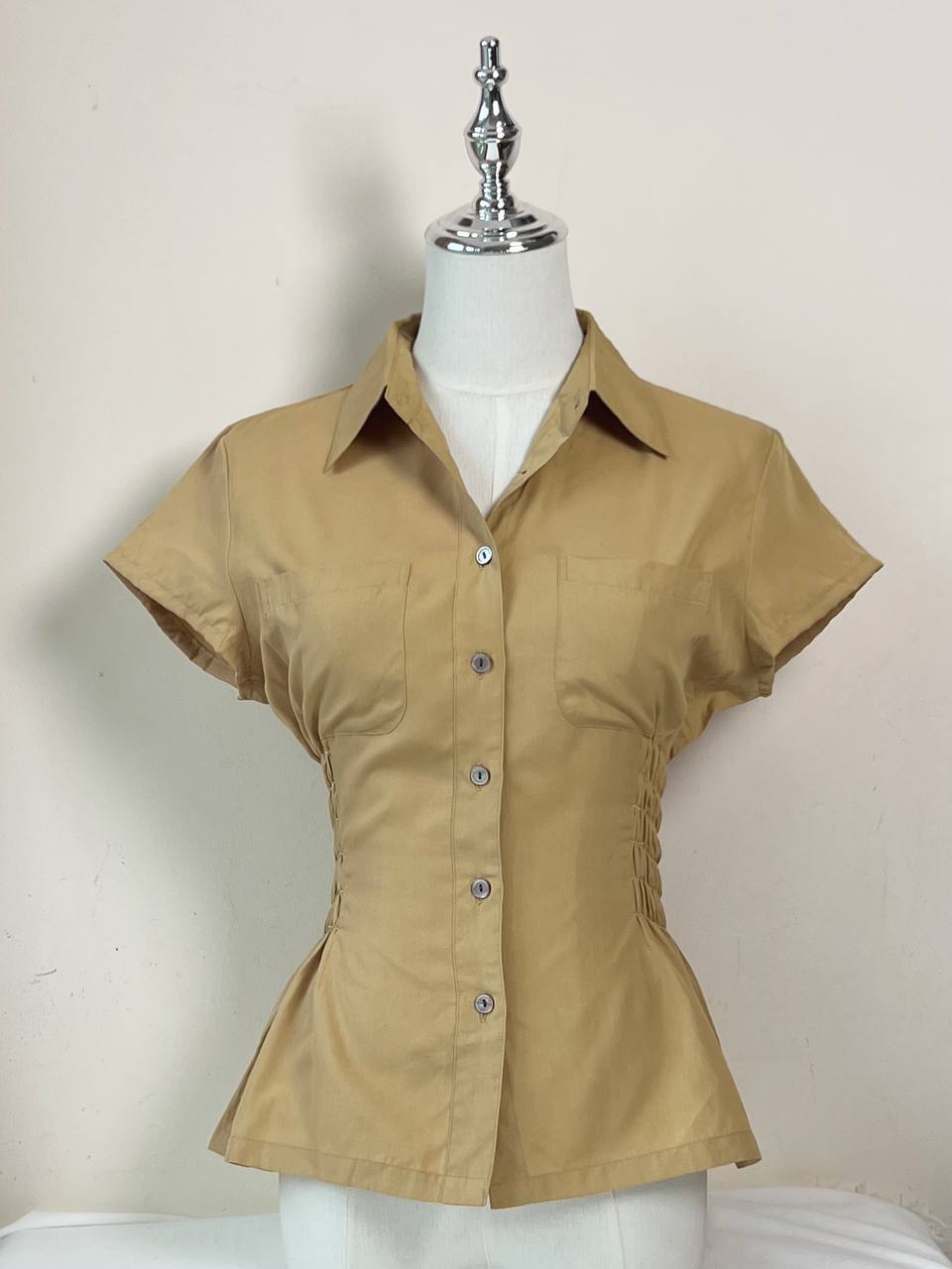 Mustard Yellow Fitted Blouse