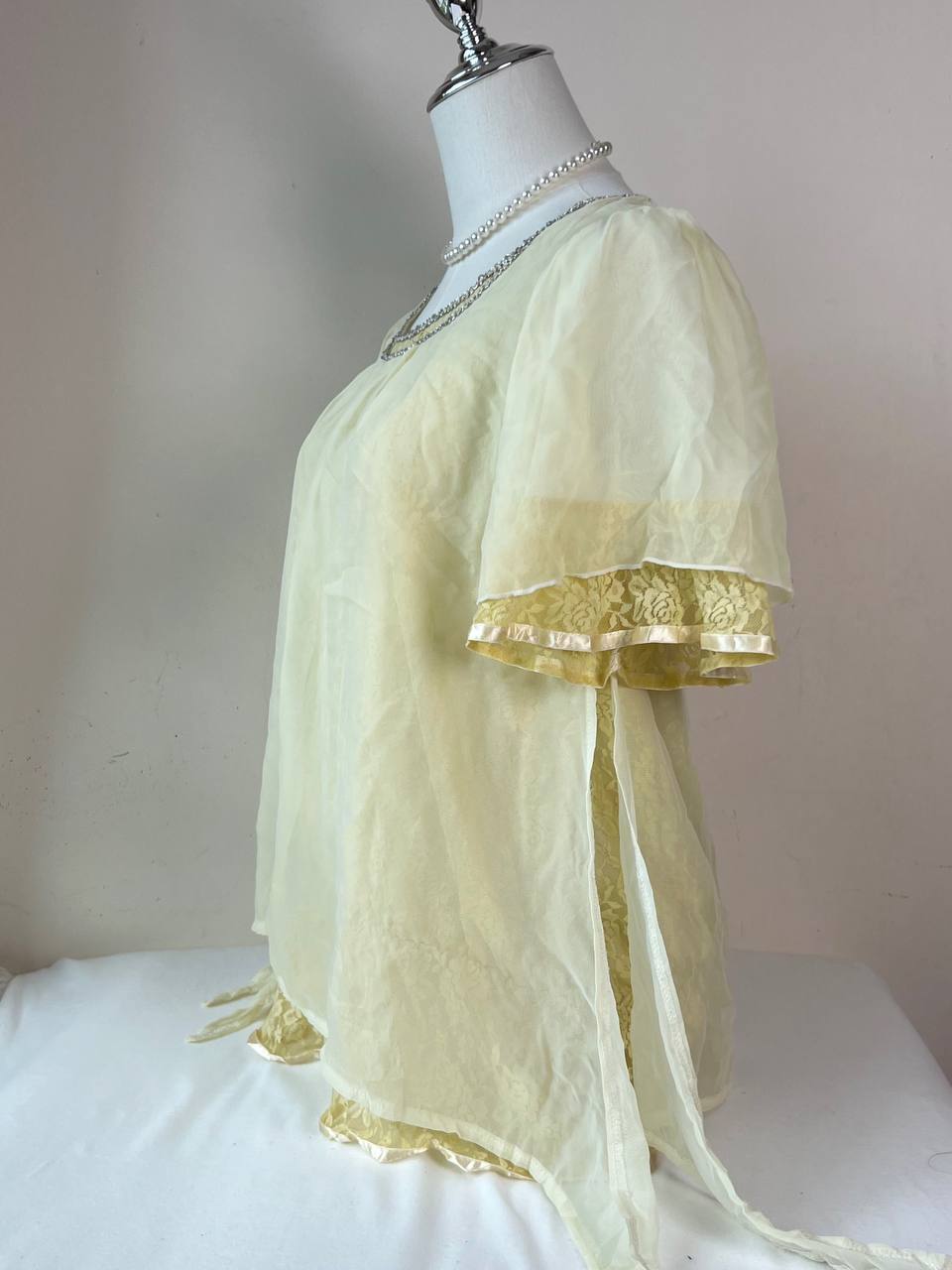 Axes Femme Pale Yellow Blouse