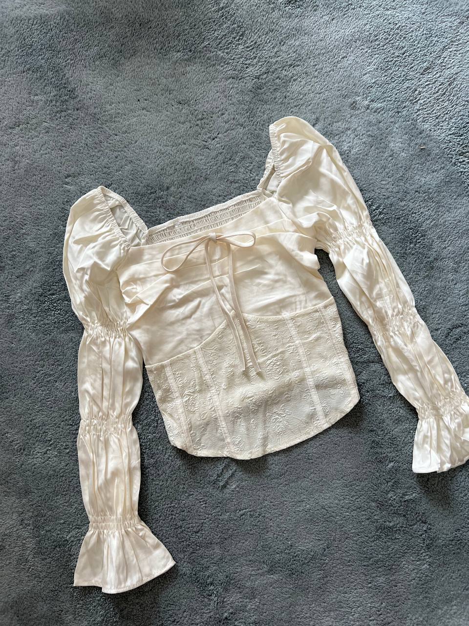 White Cap Sleeve Blouse