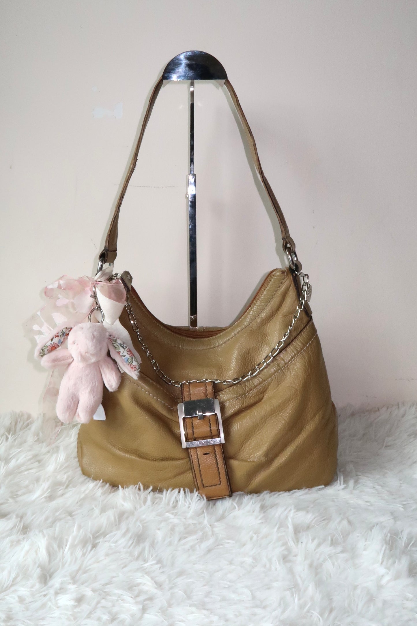 Camel Brown Shoulder Bag