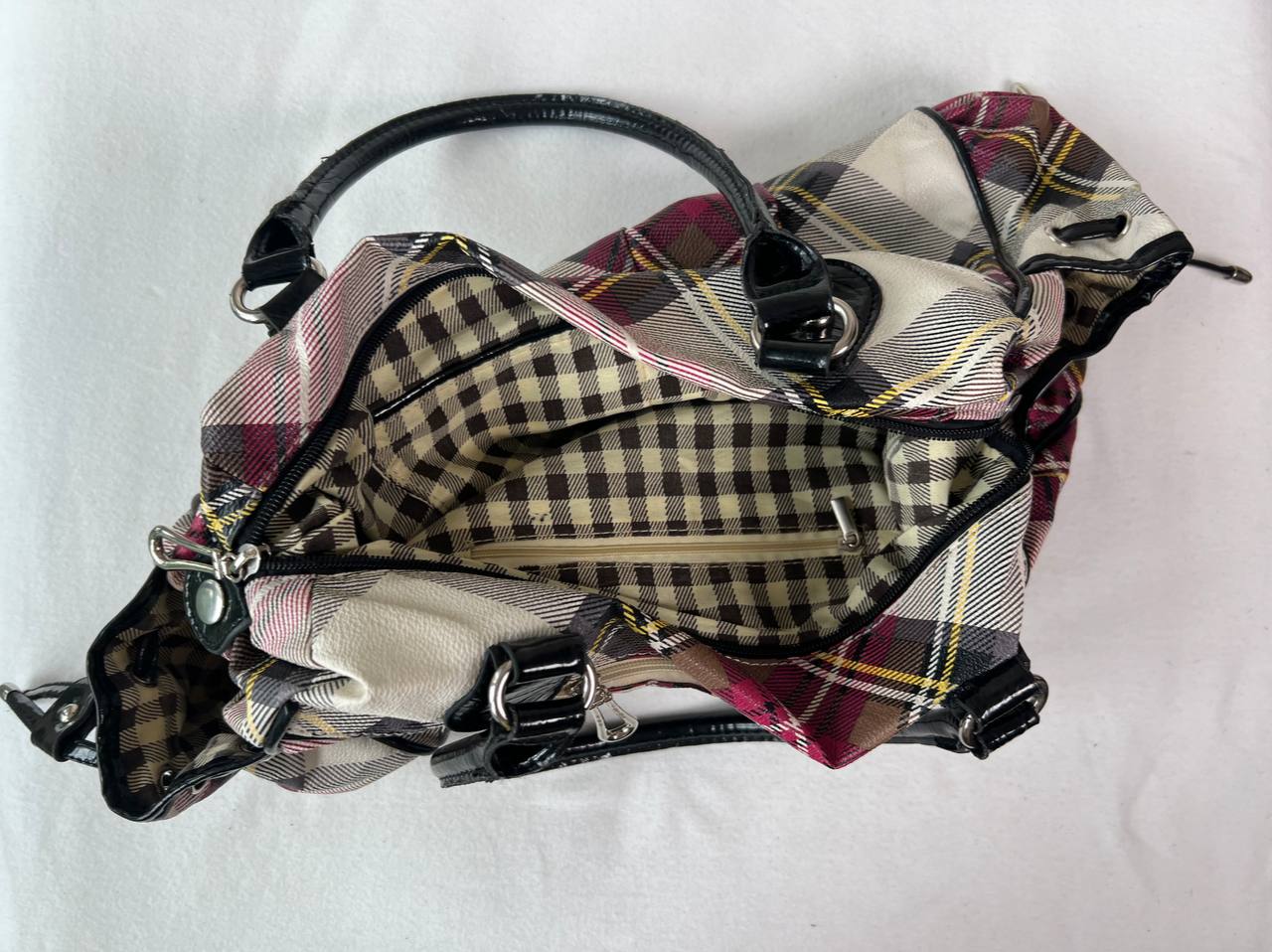Plaid Shoulder Bag