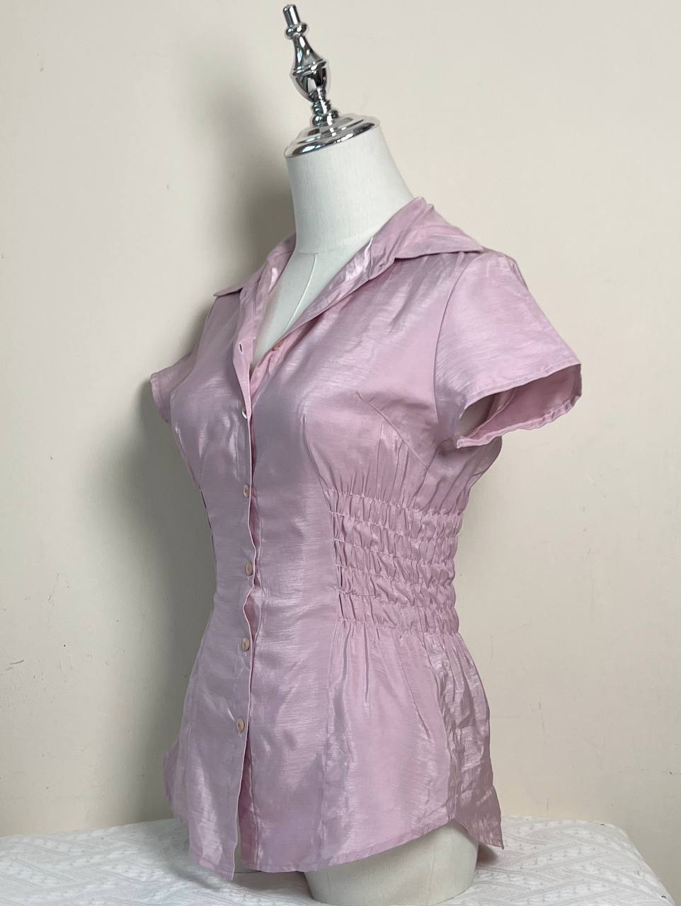 Light Violet Fitted Blouse