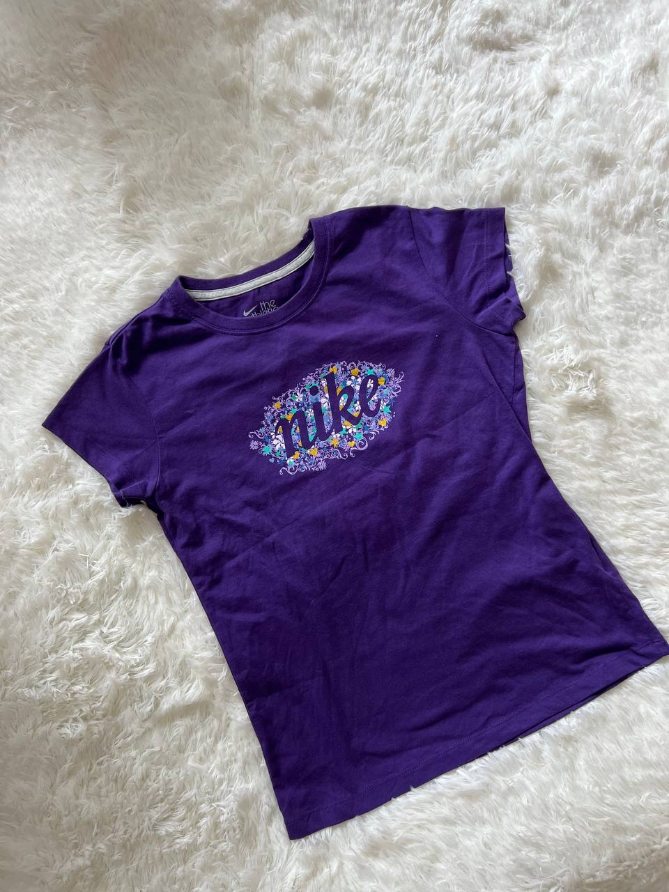 Purple Floral Nike Shirt