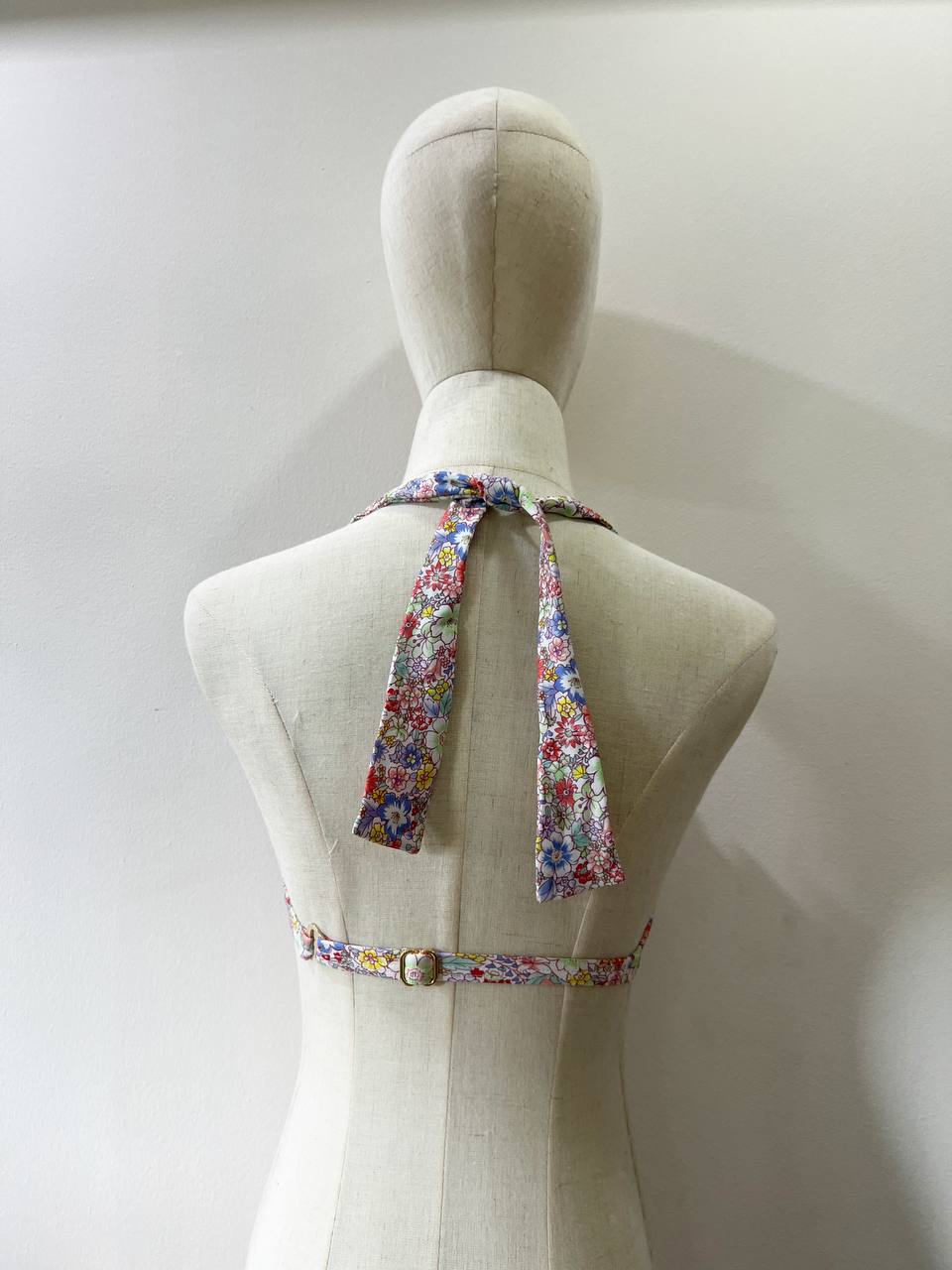 Colourful Floral Bikini Top