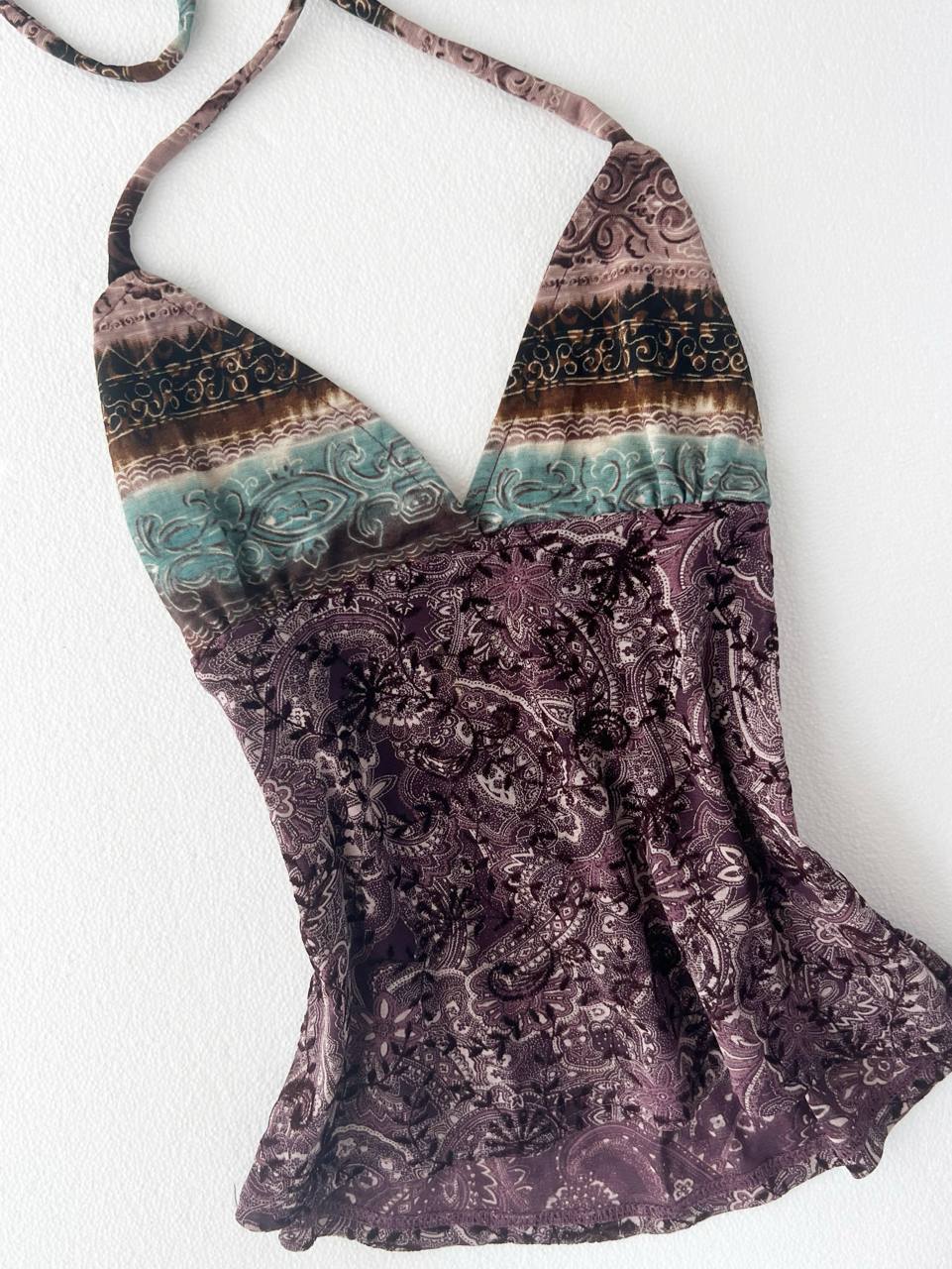 Paisley Print Halter