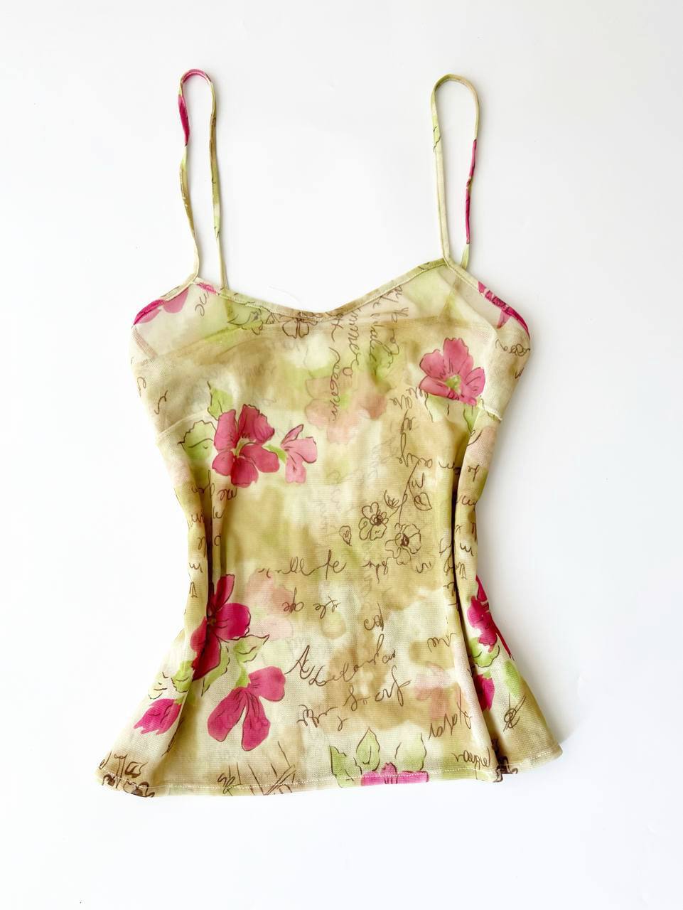 Mesh Floral Cami