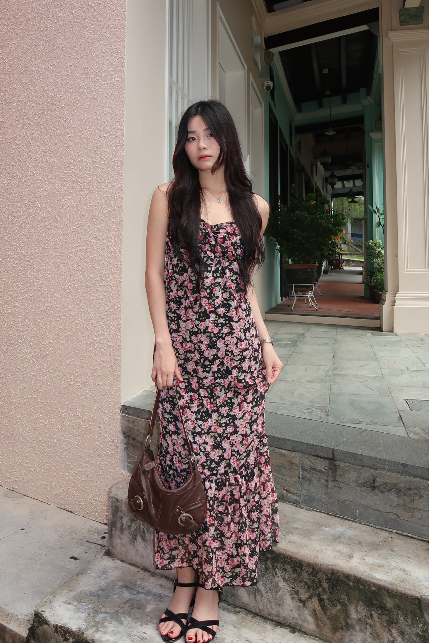 Rose Floral Sundress
