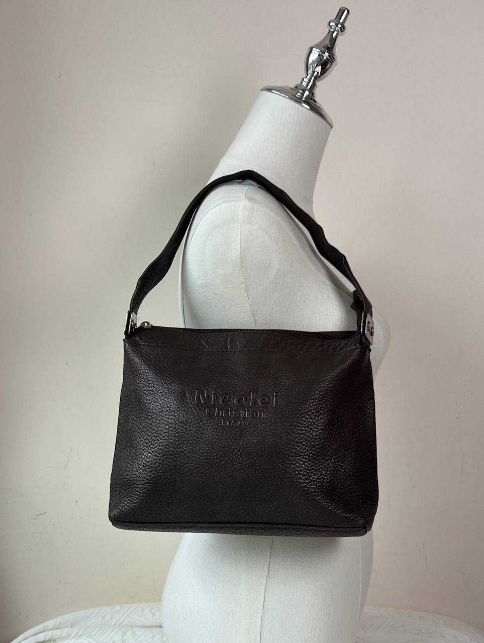 Brown Squarish Shoulder Bag
Brand: Nicolei Christian Italy