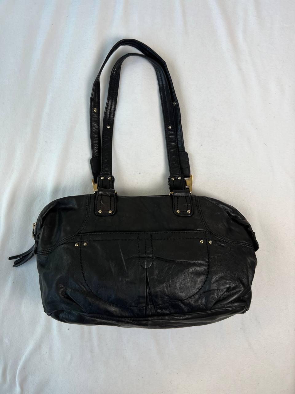 Black Shoulder Bag (Brand: Stone Mountain)