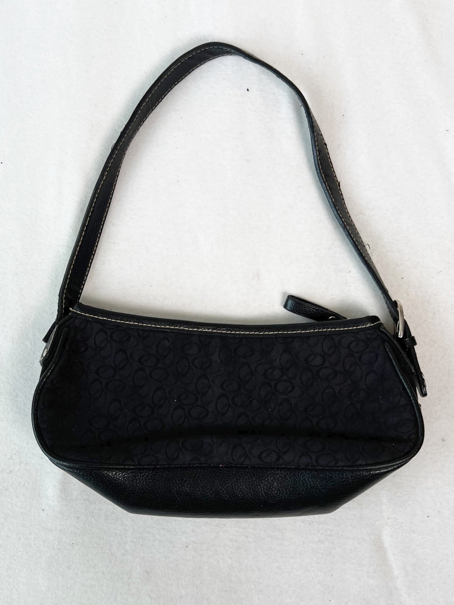 Black Mini Canvas Shoulder Bag