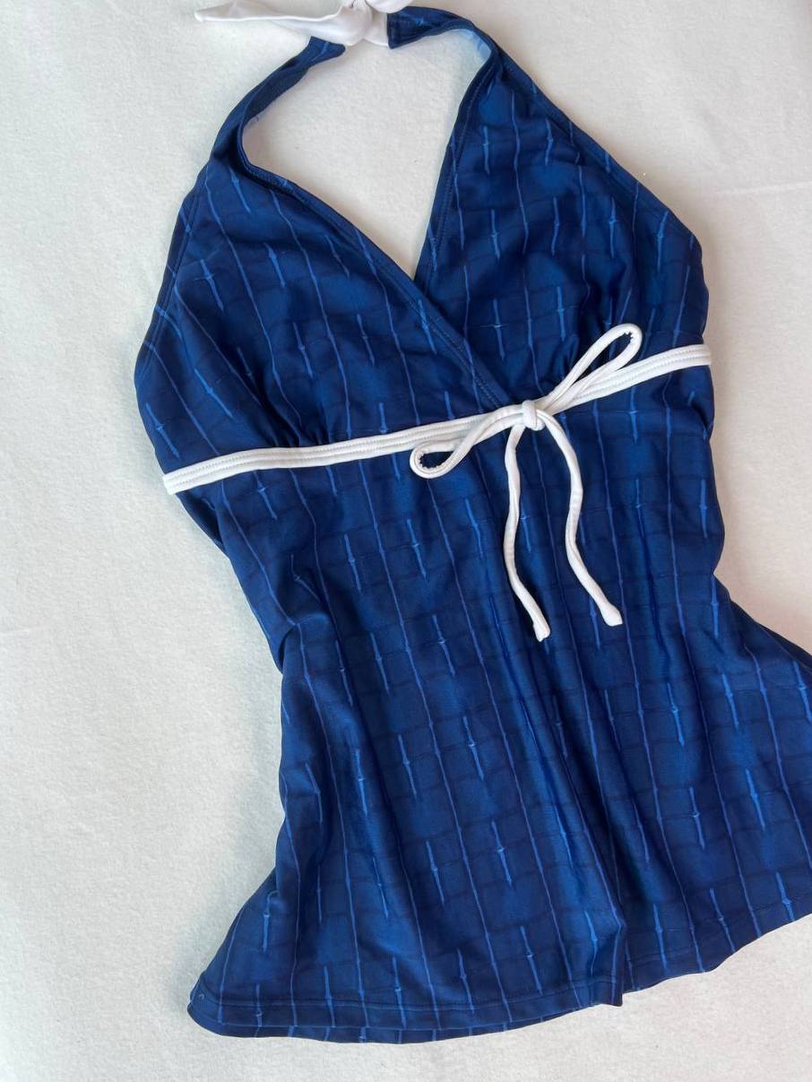 Blue Patterned Halter