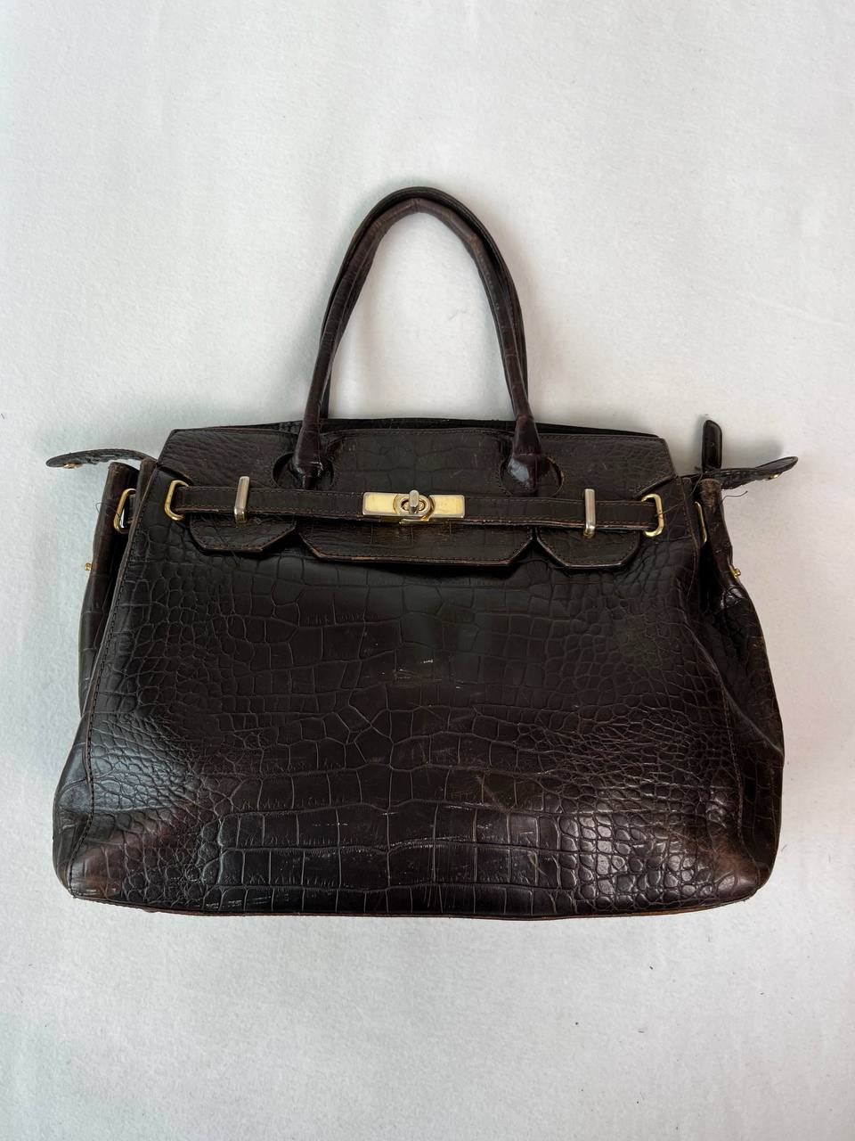 Etienne Aigner Brown Tote Bag