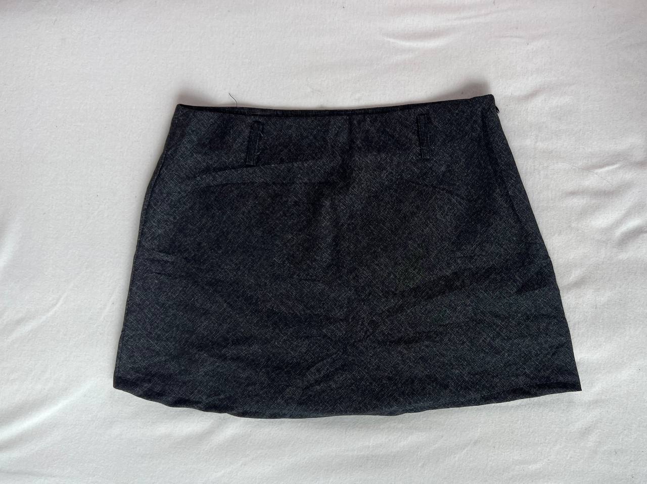 Basic Grey Mini Skirt