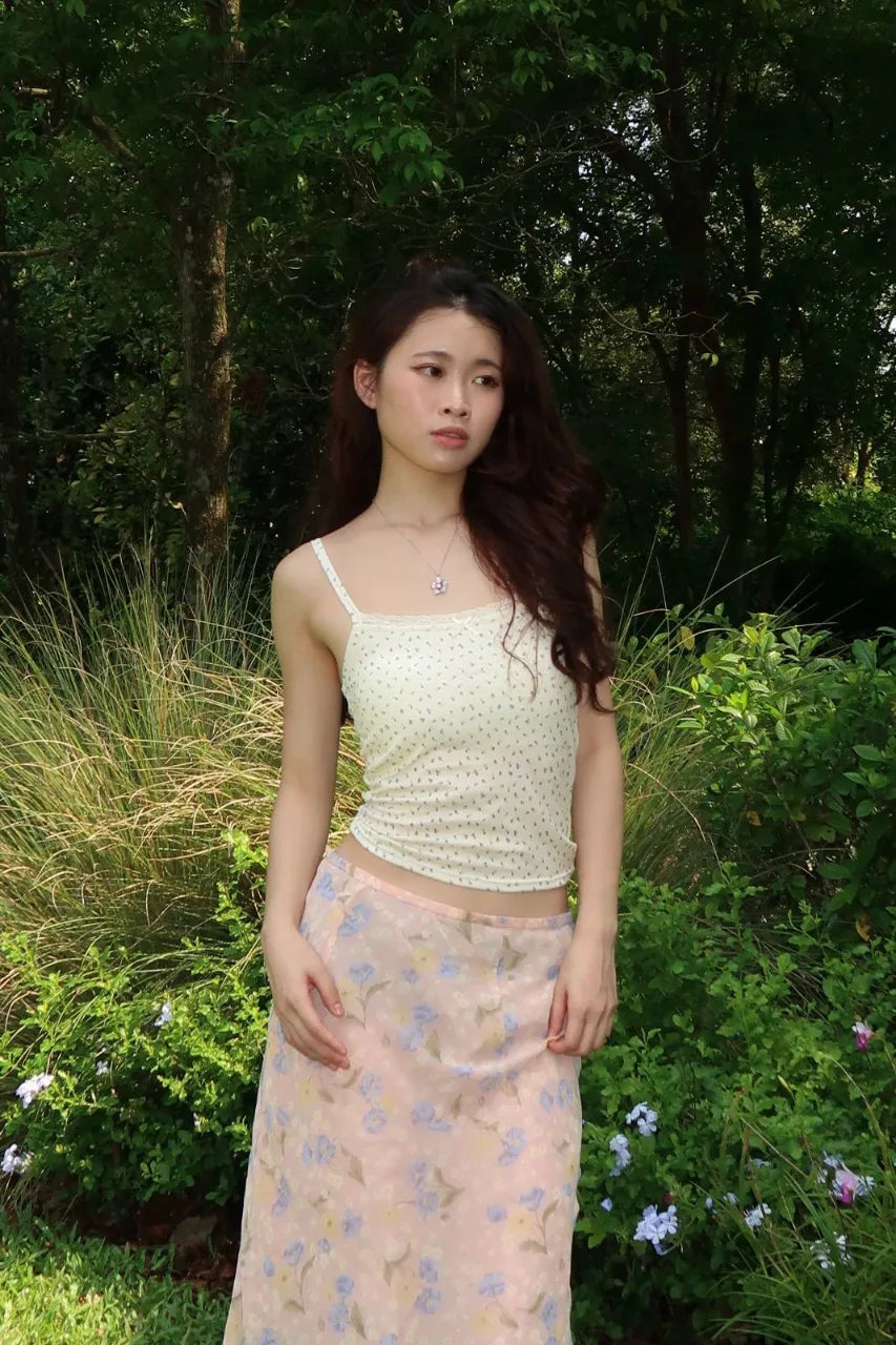 Blue Ditsy Floral Cami 1