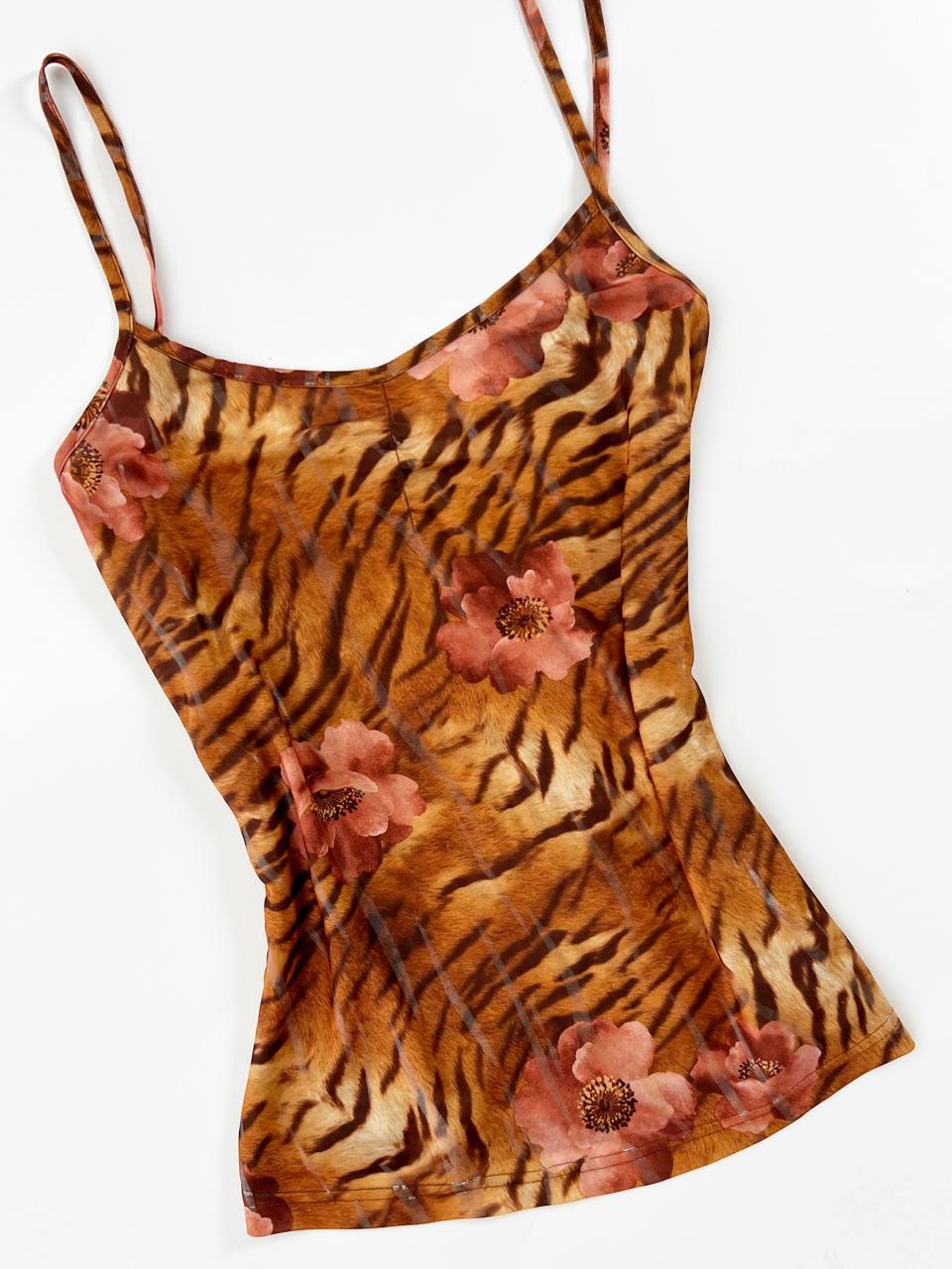 Tiger & Floral Print Cami