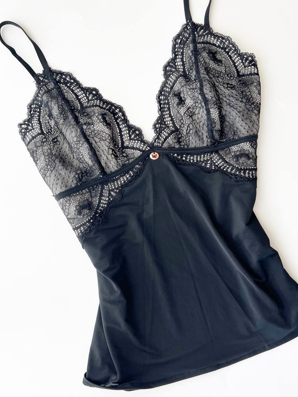 Lace Bust Black Cami