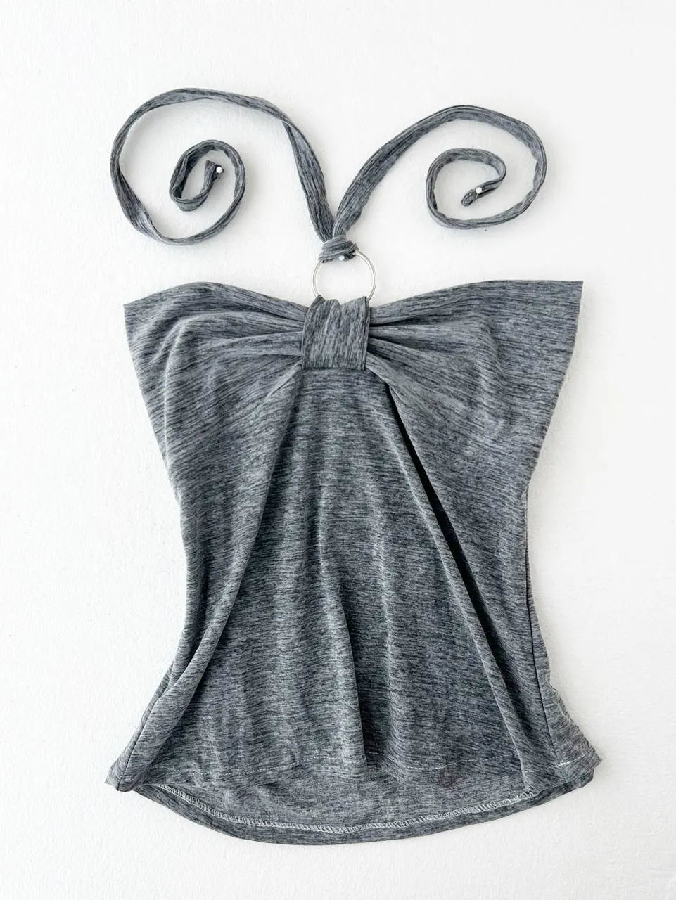 Heather Grey Halter 1