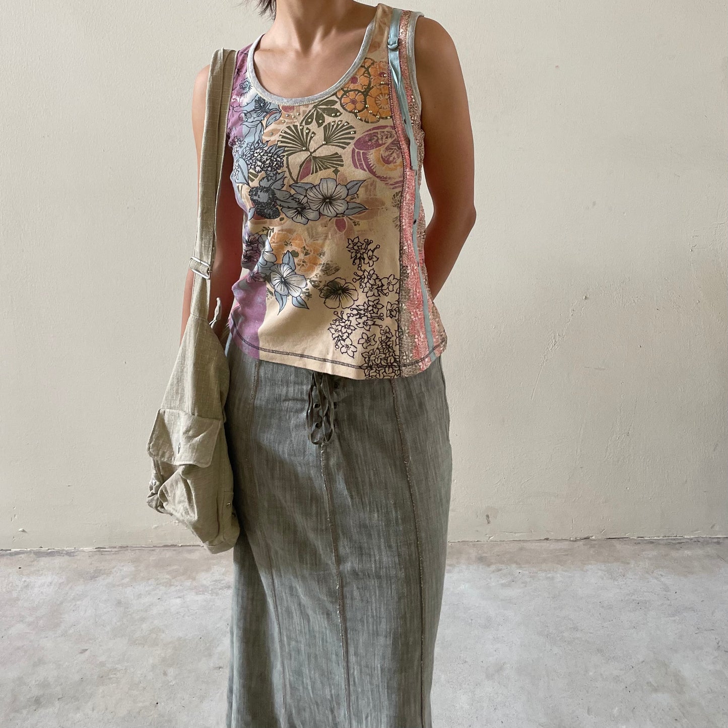 Floral Patterned Tank
