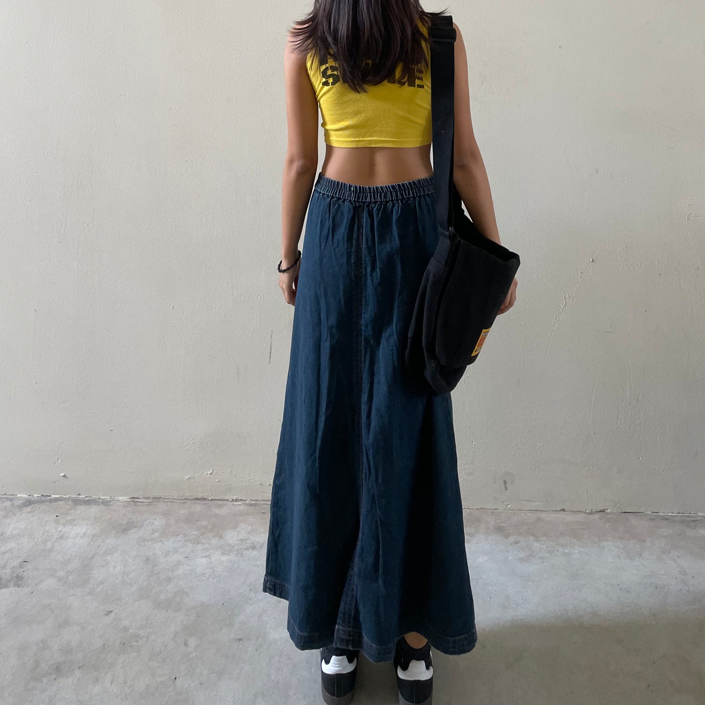 Denim Maxi Skirt