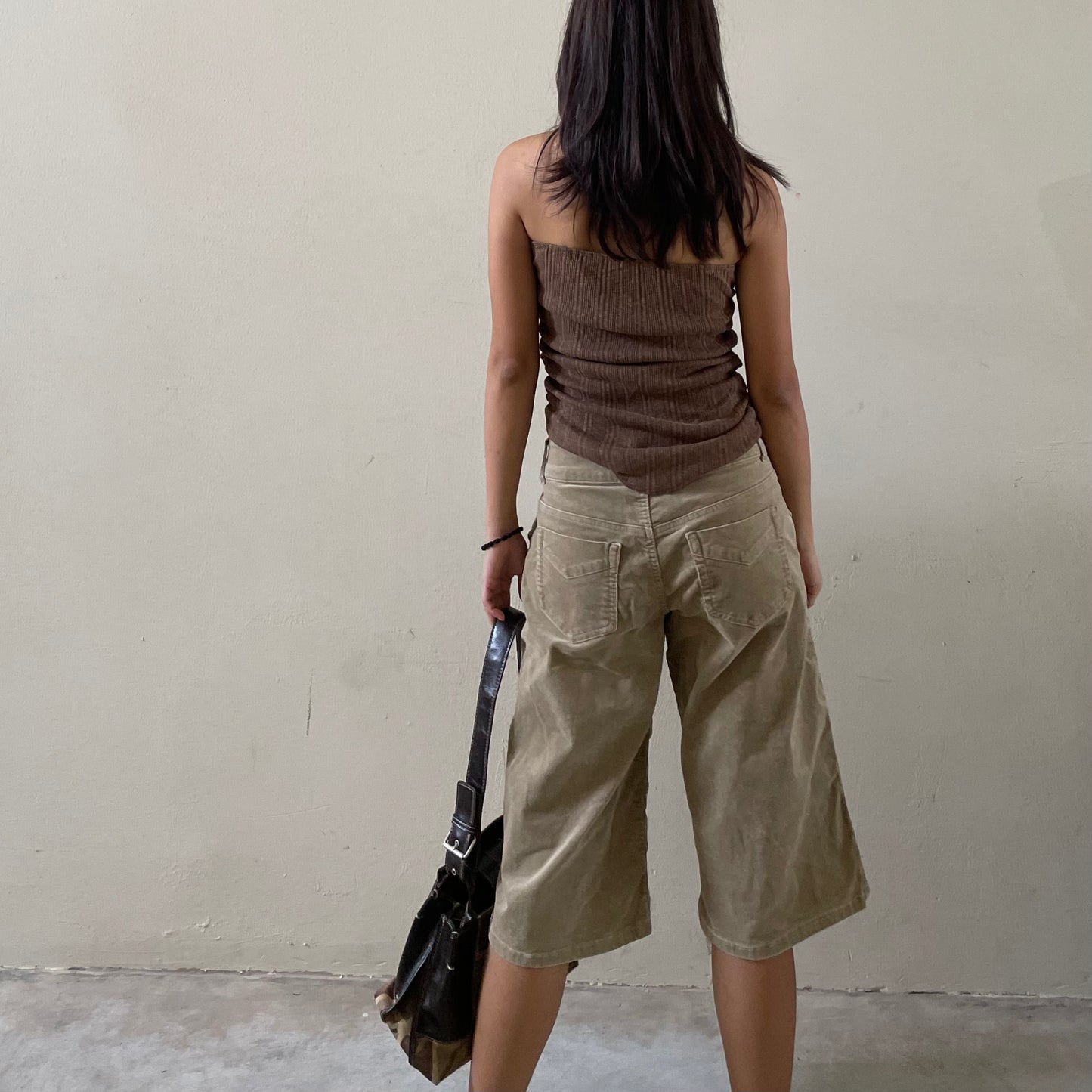 Corduroy Capri Pants