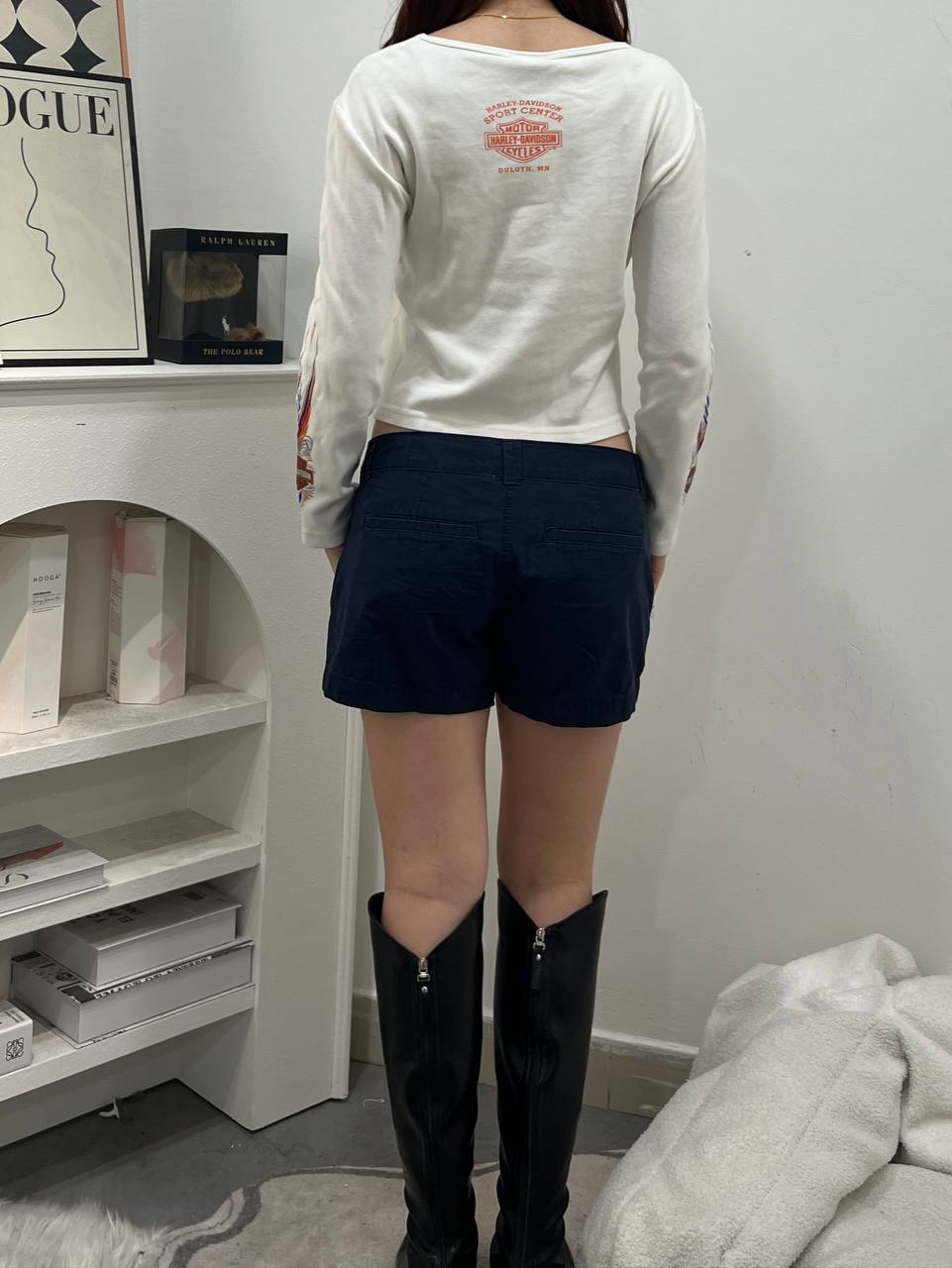 Navy Cargo Shorts