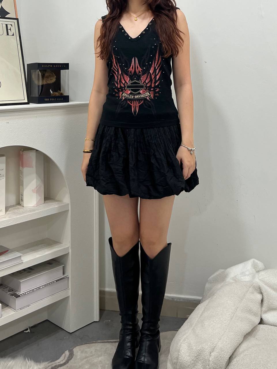 Black Bubble Skirt