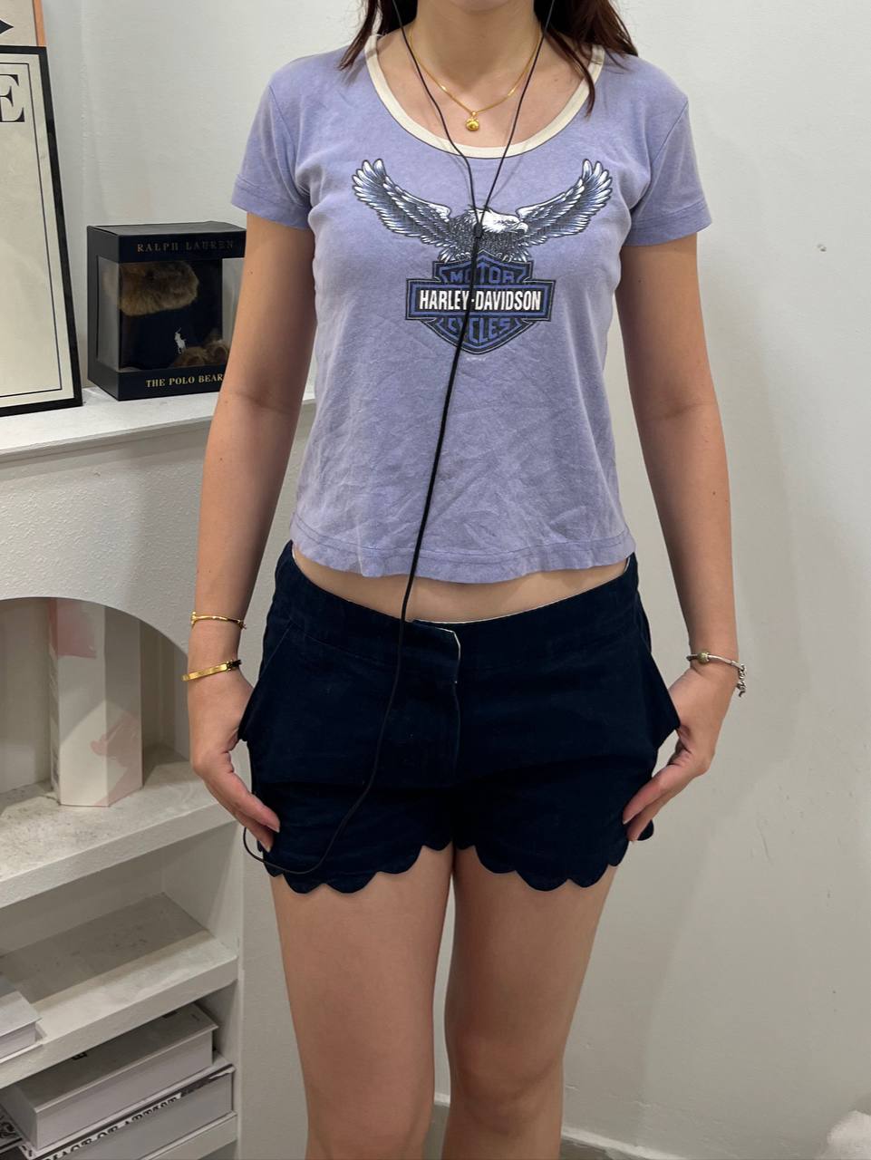 Harley Davidson Purple Top