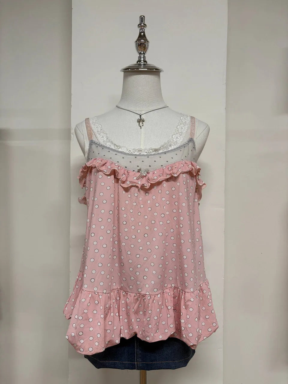 Pink flowy Camis 1