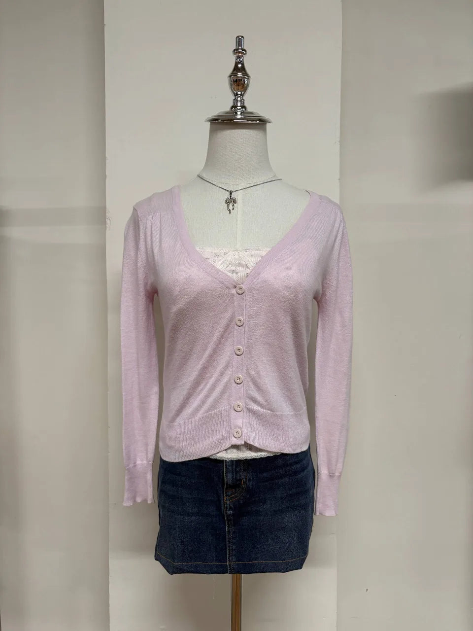 Purple Cardigan 1