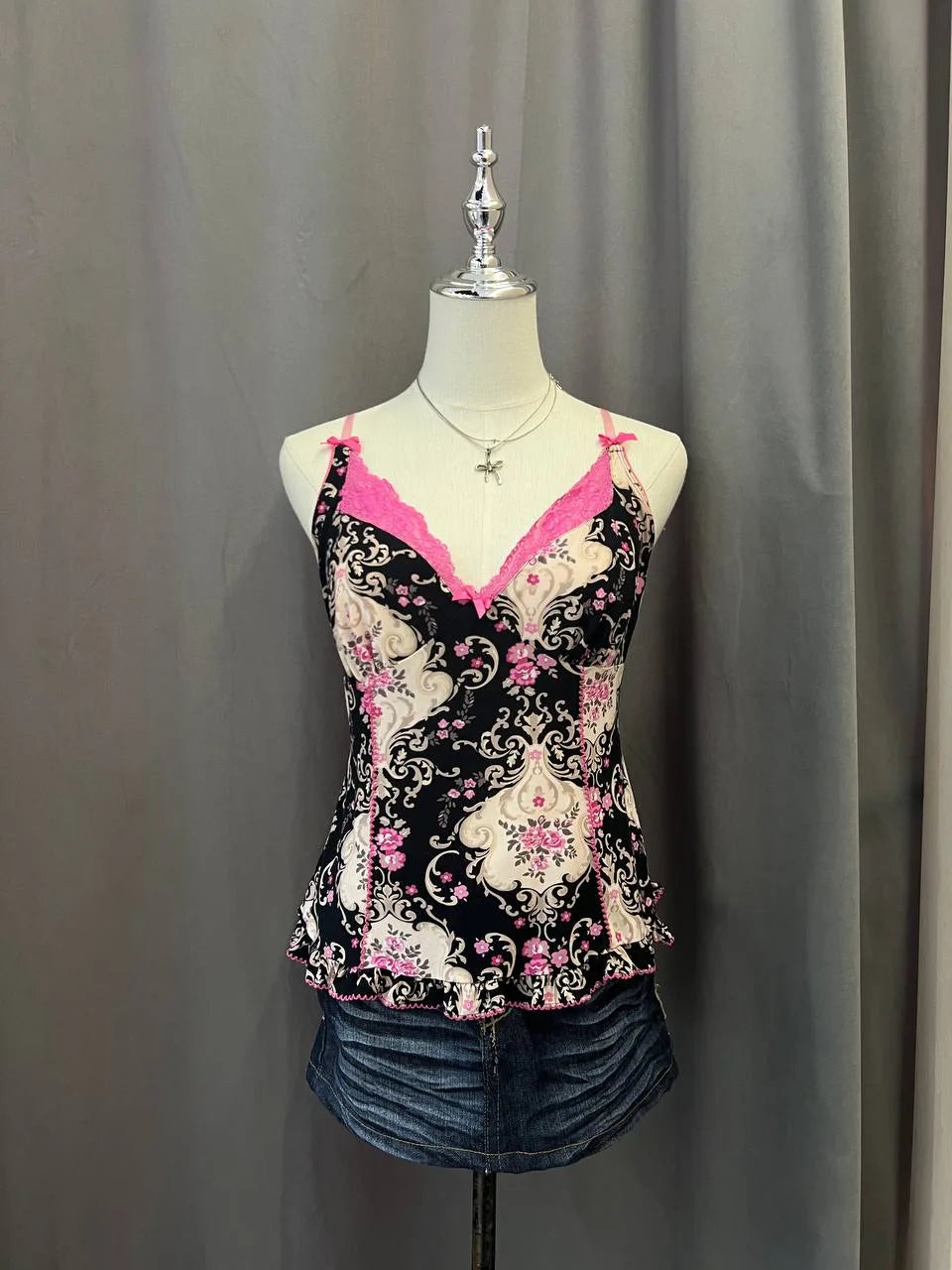 White Floral Cami 1