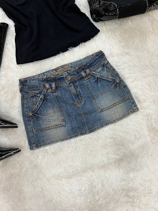 Denim Mini Skirt