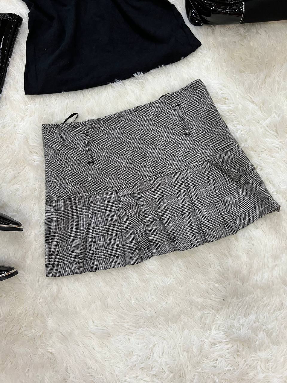 Plaid Mini Skirt (Japanese Label)