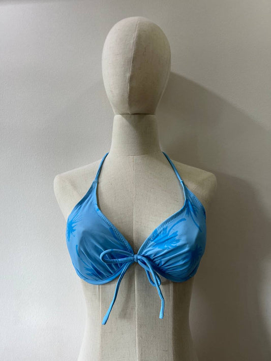 Blue Ribbon Bikini Top