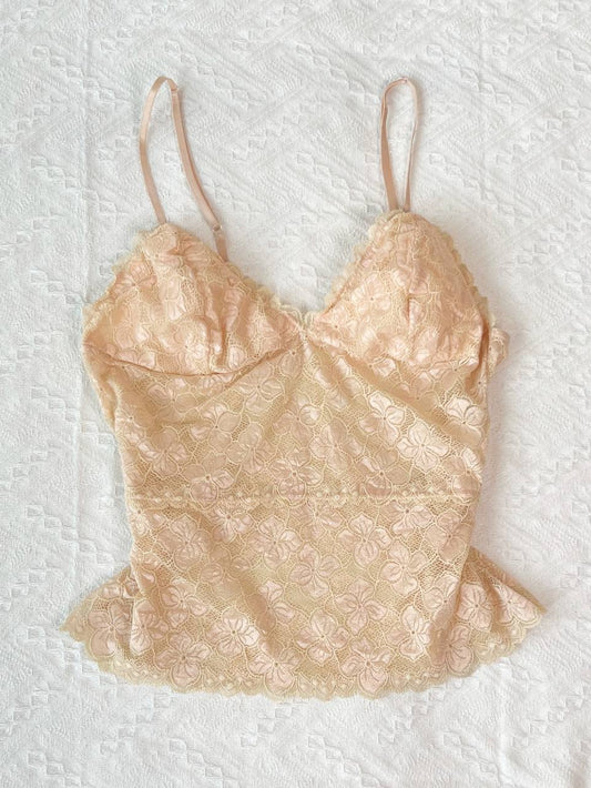 Peach Lace Cami