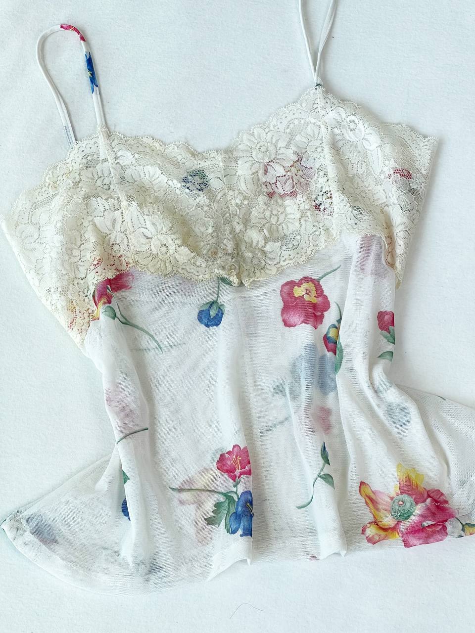 Mesh Lace Bust Cami