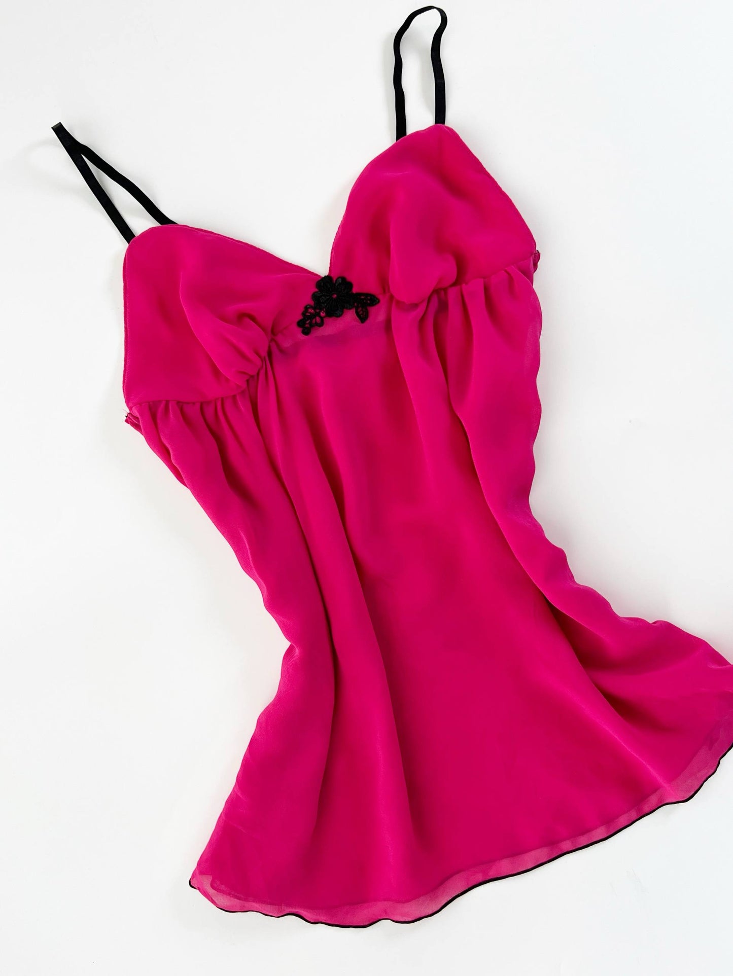 Hot Pink Babydoll Cami