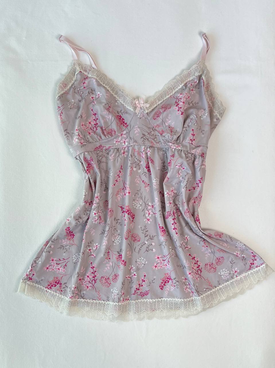 Purple Cherry Blossom Babydoll Cami