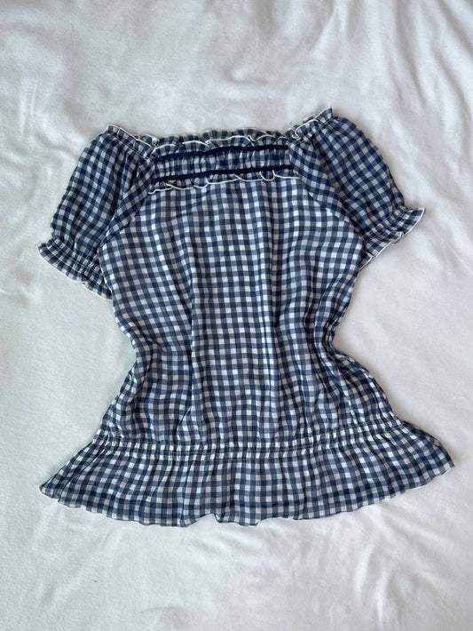 Gingham Shoujo Blouse