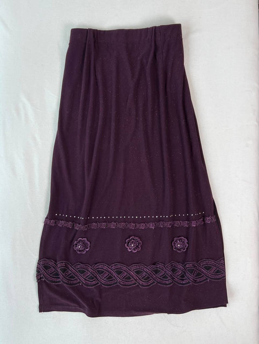 Purple Maxi Skirt