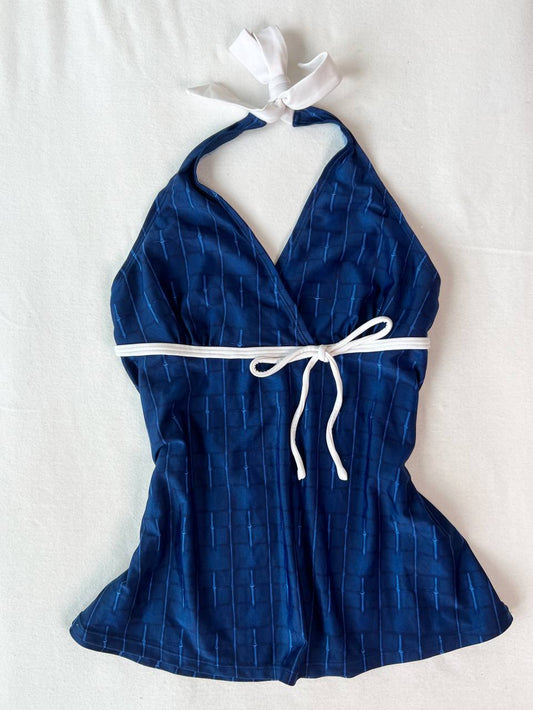 Blue Patterned Halter