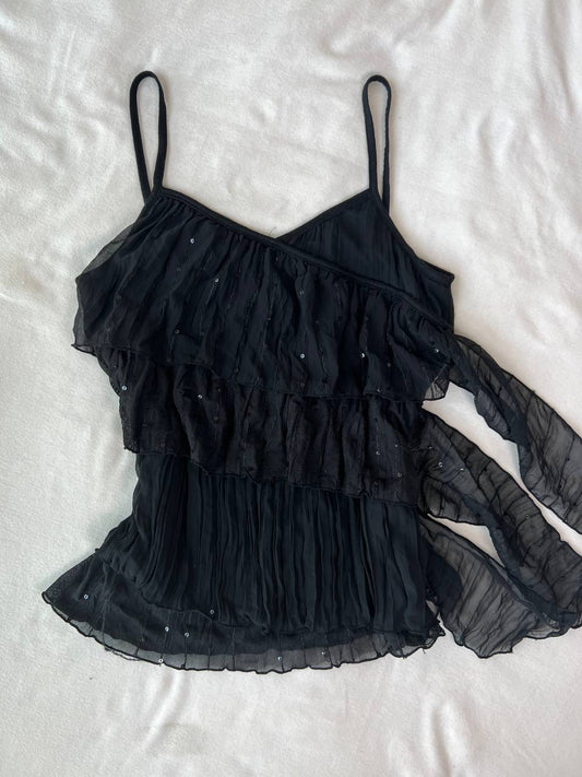 Tiered Mesh Cami