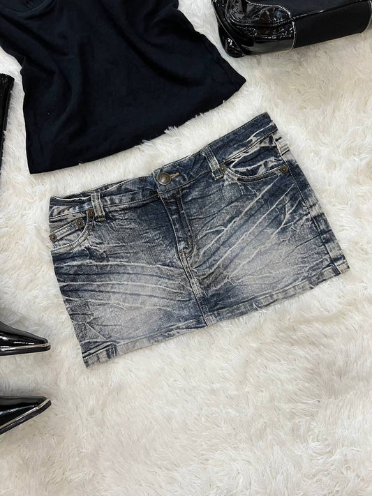 Denim Mini Skirt