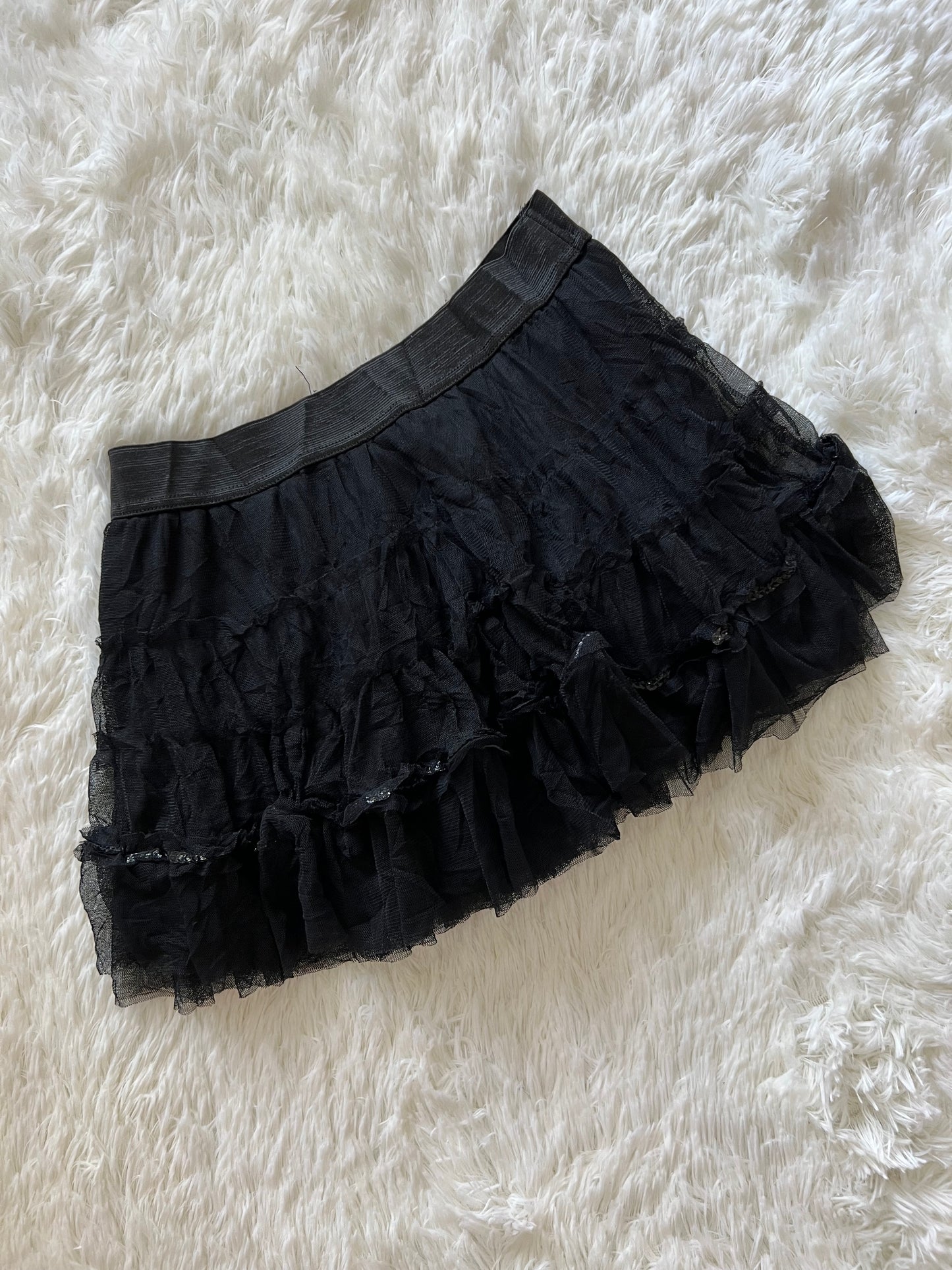 Ruffle Mini Skirt