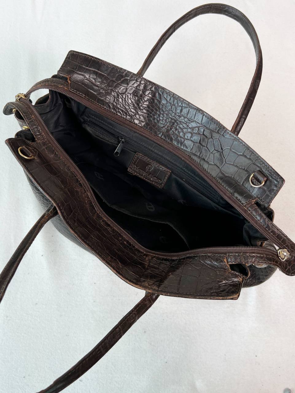 Etienne Aigner Brown Tote Bag