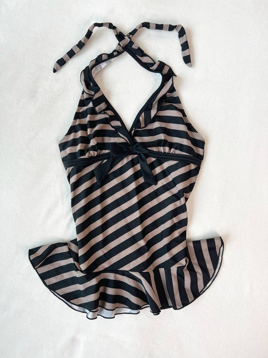 Brown w Black Stripe Halter