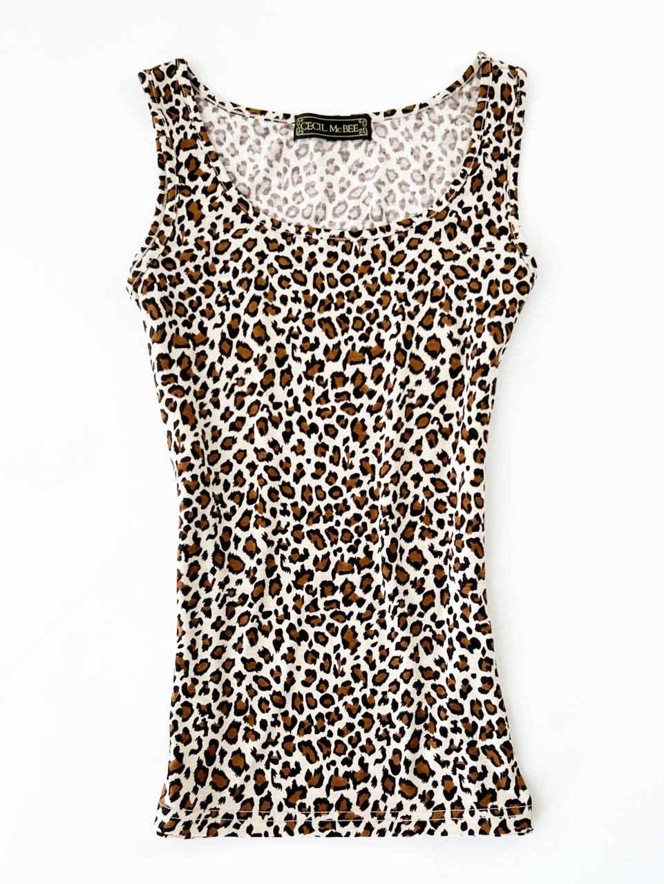 Cecil Mcbee Leopard Print Tank
