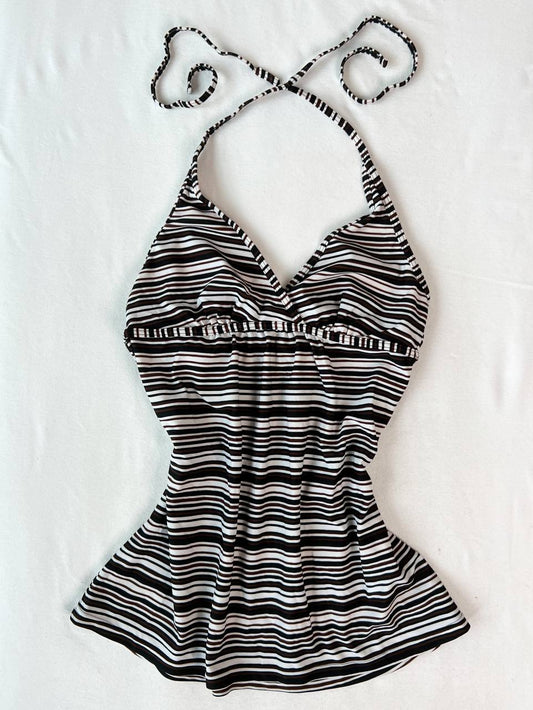 Brown Striped Halter